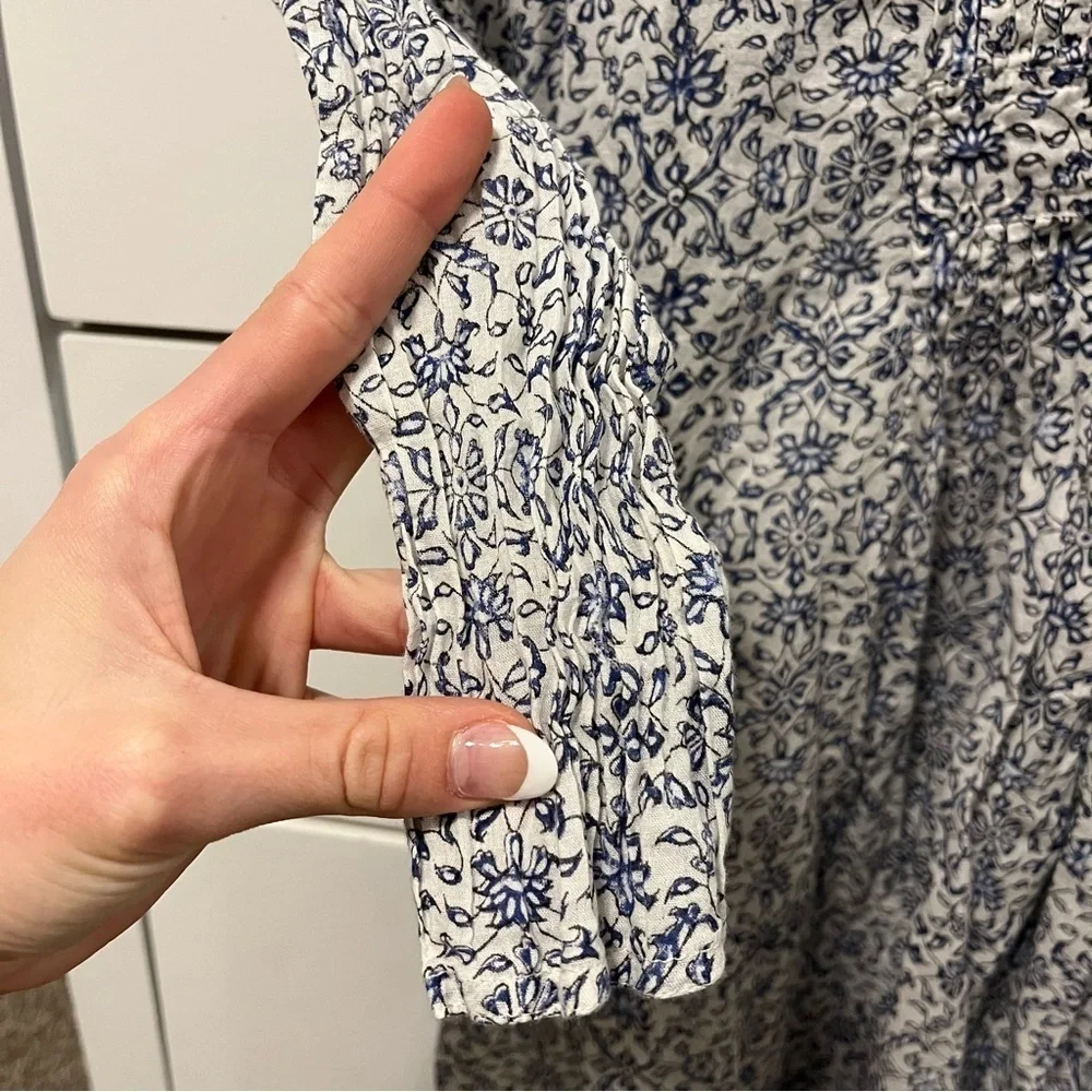 Roller Rabbit White & Blue Floral Dress